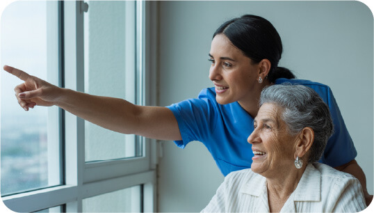 Bedside caregiver for elderly